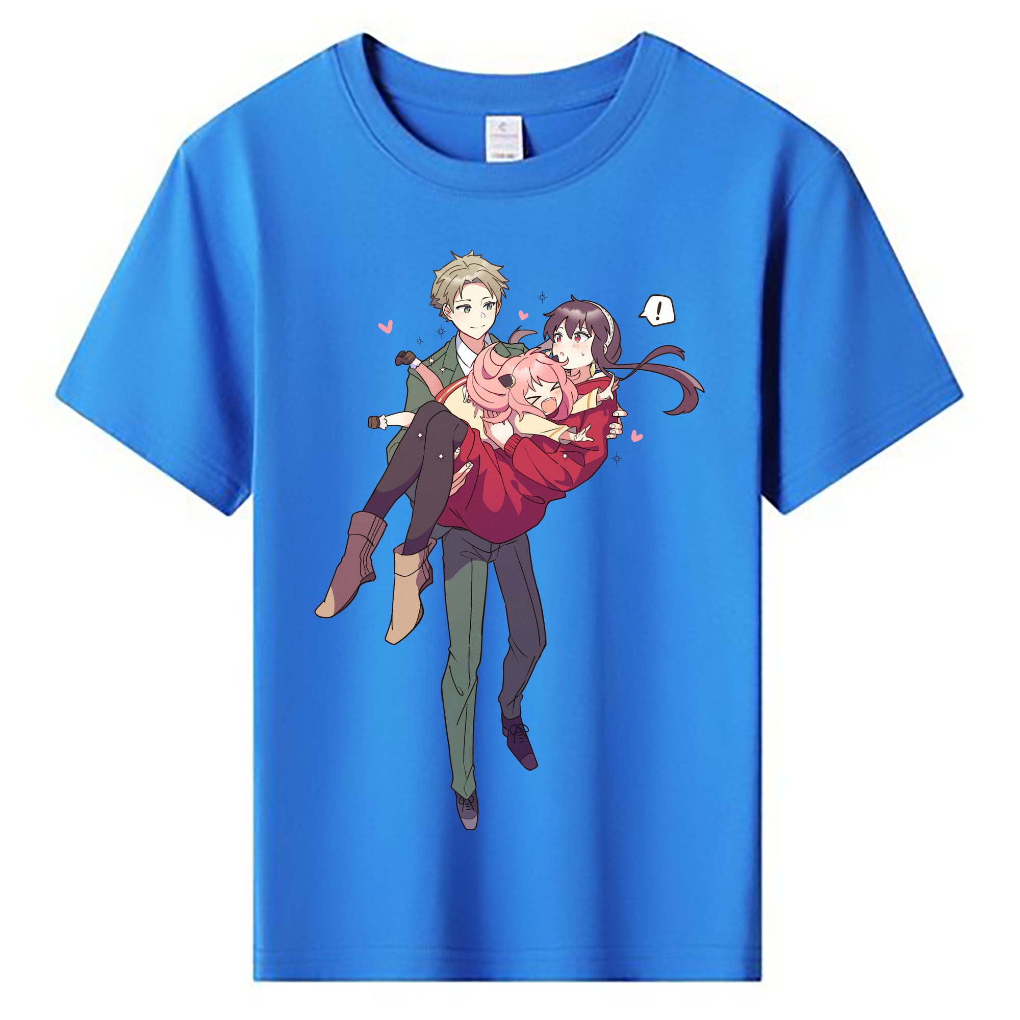 （画像用） SPY×FAMILY间谍家家酒 綿100％キッズTシャツ（フロントプリント）